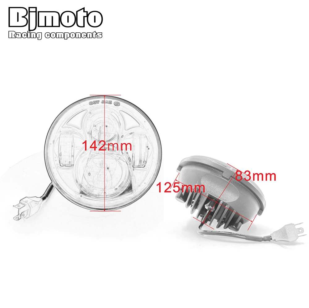 Bjmoto motorcycle 5.75" LED headlight Projection H4 headlamp for harley Dyna VRSCD VRSCDX FLSTSE FLSTSB FXSTC FXSTD XL
Bjmoto motorcycle 5.75" LED headlight Projection H4 headlamp for harley Dyna VRSCD VRSCDX FLSTSE FLSTSB FXSTC FXSTD XL