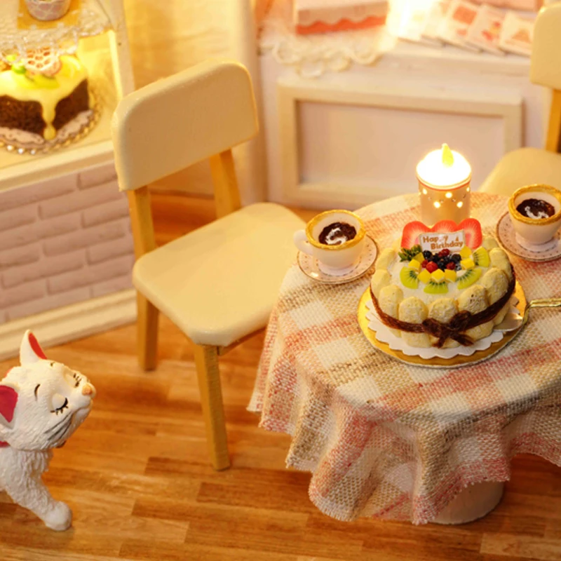 Kitten Diary Doll House Miniature Model Dust Cover 3D Wooden Furniture DIY Dollhouse Xmas Gifts Toys For Children
Kitten Diary Doll House Miniature Model Dust Cover 3D Wooden Furniture DIY Dollhouse Xmas Gifts Toys For Children