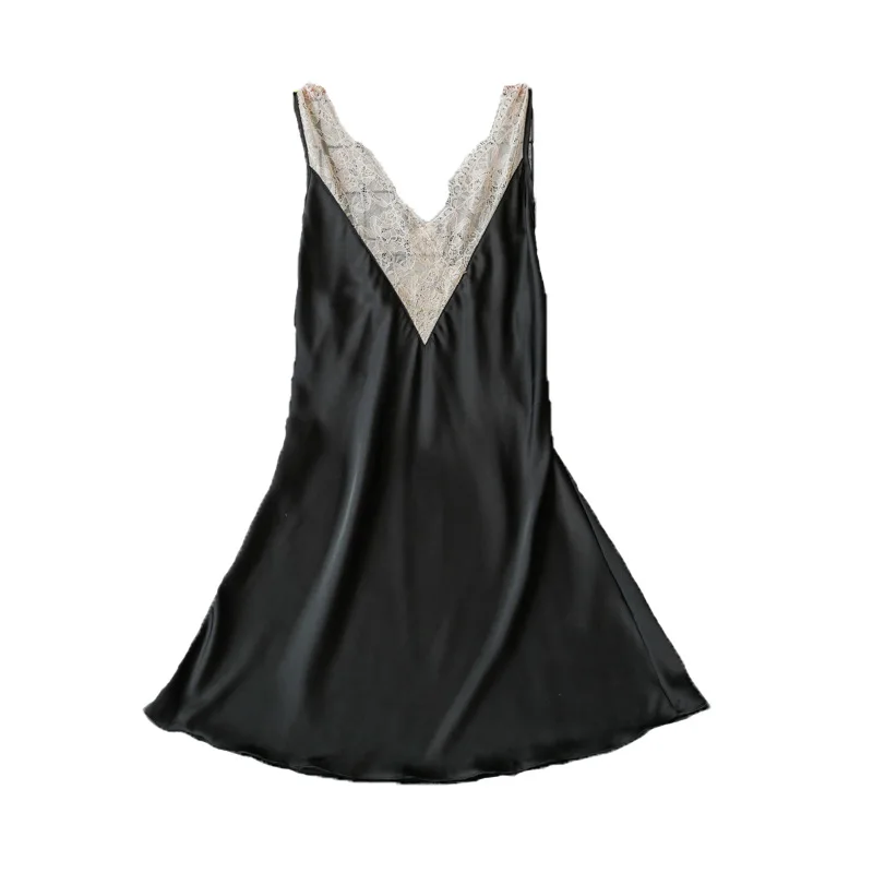 Sexy Faux Silk Satin Night Dress Sleeveless Nighties V-neck Nightgown Bathrobe Sleepwear Robe Nightwear Homewear
Sexy Faux Silk Satin Night Dress Sleeveless Nighties V-neck Nightgown Bathrobe Sleepwear Robe Nightwear Homewear