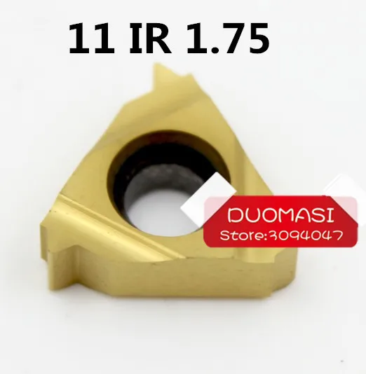 11IR 1.75ISO, индексируемый карбид вольфрама резьбы Токарные Вставки для резьбовой токарный держатель, 10 шт
11IR 1.75ISO, индексируемый карбид вольфрама резьбы Токарные Вставки для резьбовой токарный держатель, 10 шт