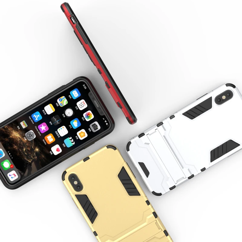 PC+Silicone Anti Shock Proof Iron Man Kickstand Case Cover Shell Coque Funda for Apple iPhone 5 5S SE 6 6S 7 8 Plus X XS MAX XR
PC+Silicone Anti Shock Proof Iron Man Kickstand Case Cover Shell Coque Funda for Apple iPhone 5 5S SE 6 6S 7 8 Plus X XS MAX XR