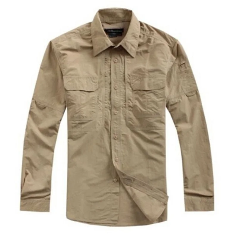 Men's Shirt Military Quick Dry Shirt Men Tactical Clothing Outdoor Camping Hiking Shirts Long Sleeve Removable Shirts 
Men's Shirt Military Quick Dry Shirt Men Tactical Clothing Outdoor Camping Hiking Shirts Long Sleeve Removable Shirts