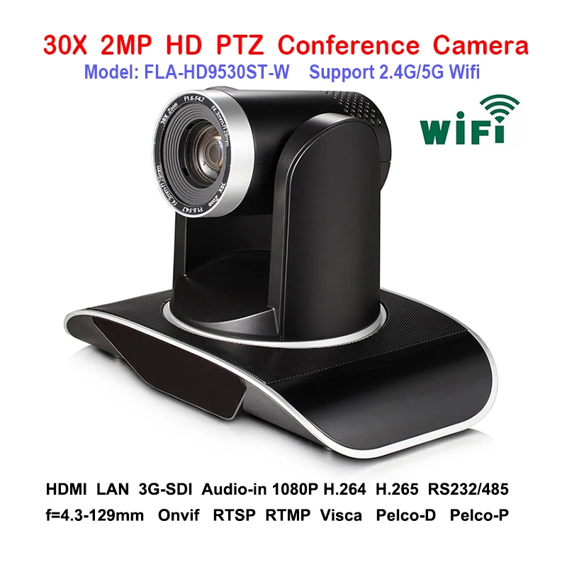 2.0Megapixel 1080P/60Fps Broadcast PTZ WIFI IP Camera 3G-SDI DVI For Video Audio Media System
2.0Megapixel 1080P/60Fps Broadcast PTZ WIFI IP Camera 3G-SDI DVI For Video Audio Media System