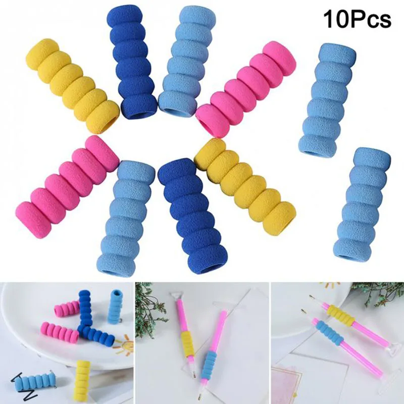 10 Pcs Anti-slip Sponge Pen Sleeve 5D DIY Diamond Embroidery Tools Pen Cover Cross Stitch Accessory Diamond Painting Pen Tools
10 Pcs Anti-slip Sponge Pen Sleeve 5D DIY Diamond Embroidery Tools Pen Cover Cross Stitch Accessory Diamond Painting Pen Tools