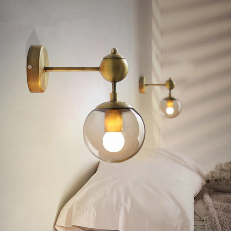 American Rural Simple Modern Glass Wall lamp european style Retro Aisle machine head Creative Golden Bedroom Attic Stud
American Rural Simple Modern Glass Wall lamp european style Retro Aisle machine head Creative Golden Bedroom Attic Stud