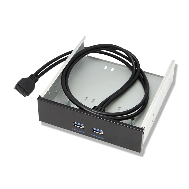 Motherboard 20Pin to 2 Port SuperSpeed USB3.0 Front Panel Bracket For CD-ROM Bay
Motherboard 20Pin to 2 Port SuperSpeed USB3.0 Front Panel Bracket For CD-ROM Bay