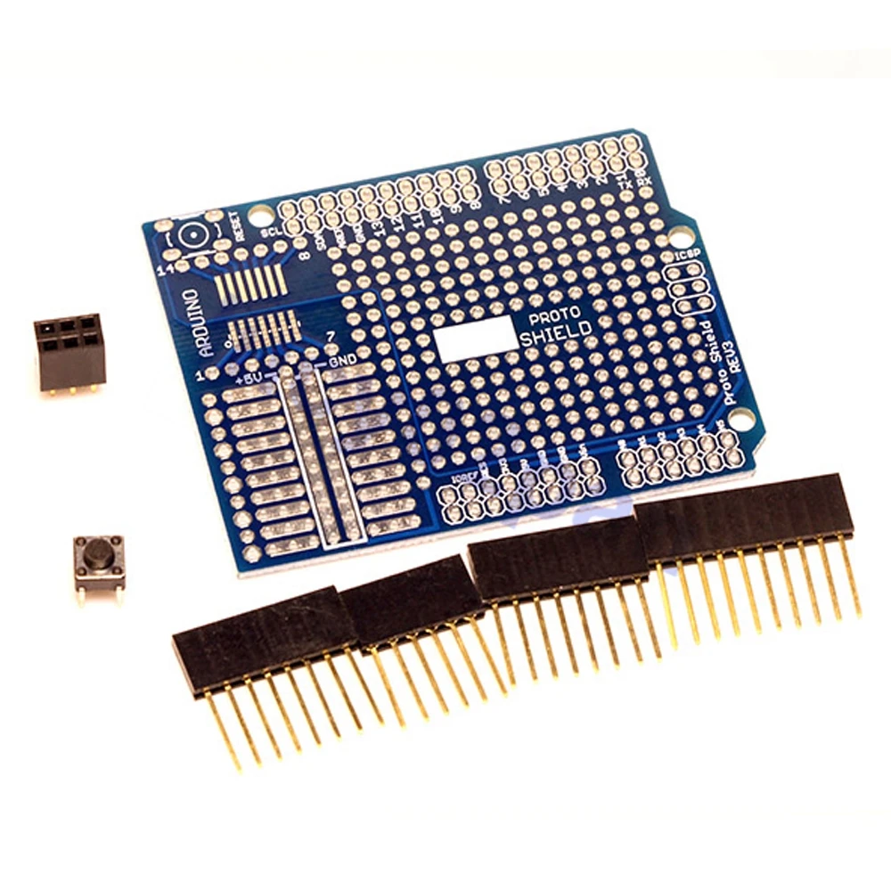 Фото Плата расширения для Arduino Proto Shield R3 1 шт. совместима с UNO комплект сделай