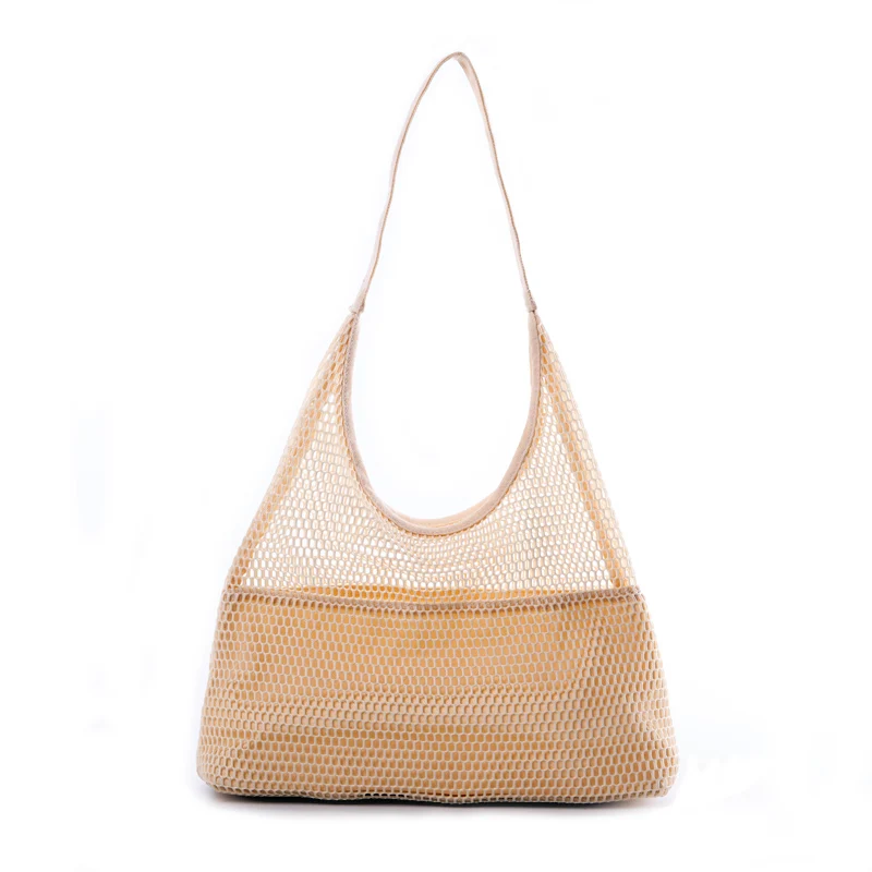 Women Mesh Shopping Bag Canvas Shoulder Bags Tote Fashion Eco Shopper Lady Purses Casual Handbag
Women Mesh Shopping Bag Canvas Shoulder Bags Tote Fashion Eco Shopper Lady Purses Casual Handbag