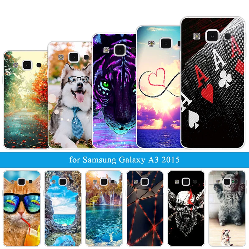 Защитный чехол для мобильного телефона Samsung Galaxy A3 2015 A300 прозрачный ТПУ Модный с