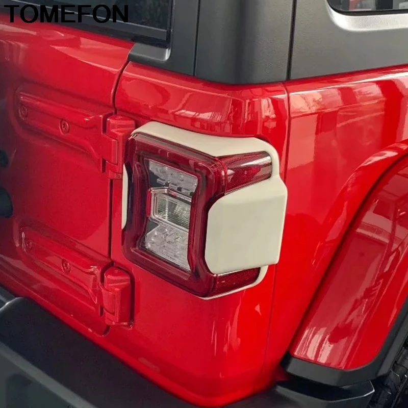TOMEFON For Jeep Wrangler SUV 2018 2019 Rear Tail Light Protector Bezel Cover Trim Exterior Accessories ABS Sliver Carbon Black
TOMEFON For Jeep Wrangler SUV 2018 2019 Rear Tail Light Protector Bezel Cover Trim Exterior Accessories ABS Sliver Carbon Black