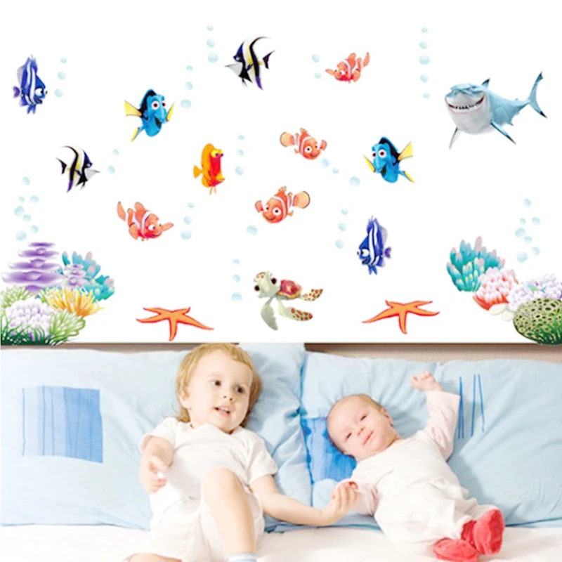 Find Nemo Dory Fishes Sealife Wall Stickers For Kids Room Bathroom Glass Decoration Diy Cartoon Movie Wall Mural Art Home Decals
Find Nemo Dory Fishes Sealife Wall Stickers For Kids Room Bathroom Glass Decoration Diy Cartoon Movie Wall Mural Art Home Decals