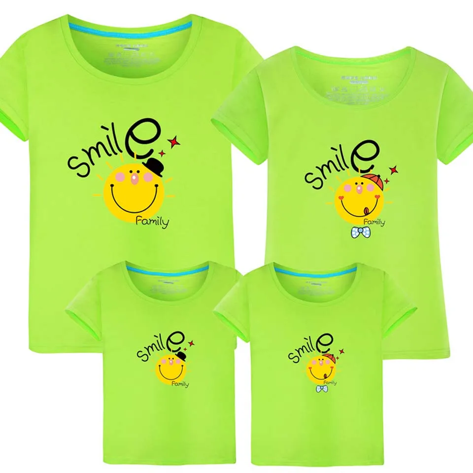 Summer Style Cartoon Mother and Daughter Father and Son Clothes Mommy and Me Clothes Family Matching T shirts Quality Cotton
Summer Style Cartoon Mother and Daughter Father and Son Clothes Mommy and Me Clothes Family Matching T shirts Quality Cotton
