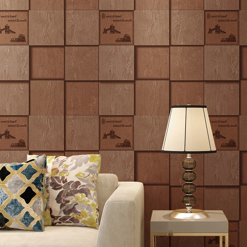 beibehang wallpaper 3D square grid wallpaper American retro background wall hotel cafe casual PVC waterproof wallpaper
beibehang wallpaper 3D square grid wallpaper American retro background wall hotel cafe casual PVC waterproof wallpaper