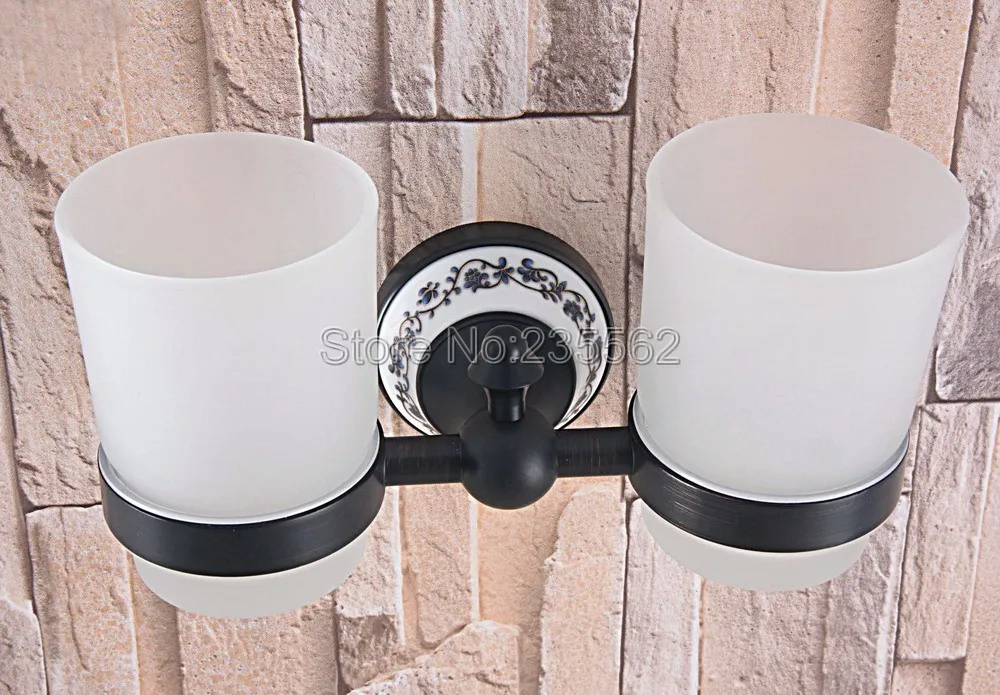 Black Oil Rubbed Bronze Double Tumbler Holder Cup & Tumbler Holders Toothbrush Holder Bathroom Accessories Lba765
Black Oil Rubbed Bronze Double Tumbler Holder Cup & Tumbler Holders Toothbrush Holder Bathroom Accessories Lba765