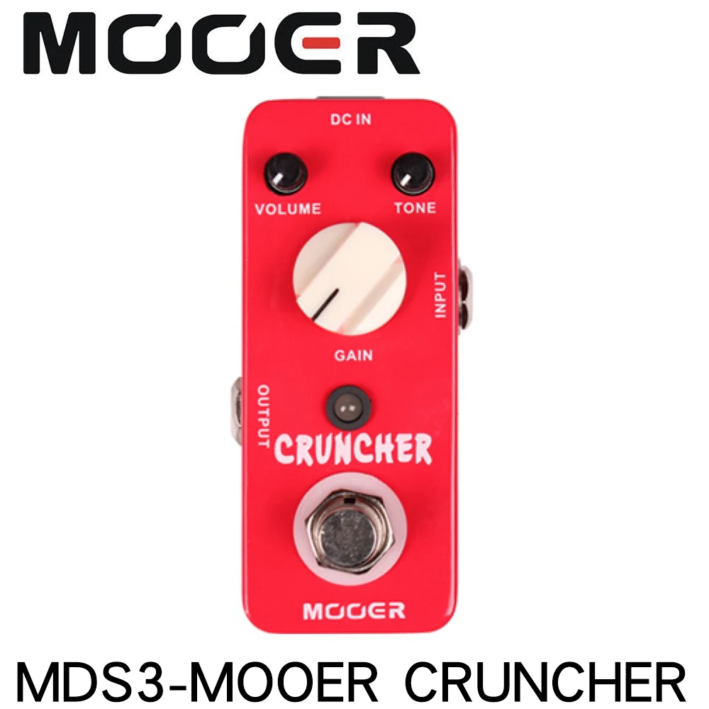 MOOER MDS3 CRUNCHER с высоким коэффициентом усиления искажения гитарный эффект педаль настоящий обход полностью металлический корпус
MOOER MDS3 CRUNCHER с высоким коэффициентом усиления искажения гитарный эффект педаль настоящий обход полностью металлический корпус