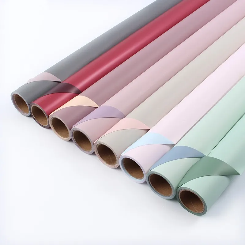 0.6X10M Waterproof Flower Wrapping Paper Double Color Paper Flower Shop Packing Bouquet Wedding Deco
0.6X10M Waterproof Flower Wrapping Paper Double Color Paper Flower Shop Packing Bouquet Wedding Deco