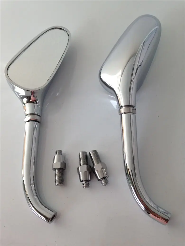 Motorcycle Side Rearview Mirrors Chrome Golf Club Style For Harley/Honda/Kawasaki/Yamaha/Suzuki/Ducati Bikes 8mm/10mm Thread
Motorcycle Side Rearview Mirrors Chrome Golf Club Style For Harley/Honda/Kawasaki/Yamaha/Suzuki/Ducati Bikes 8mm/10mm Thread