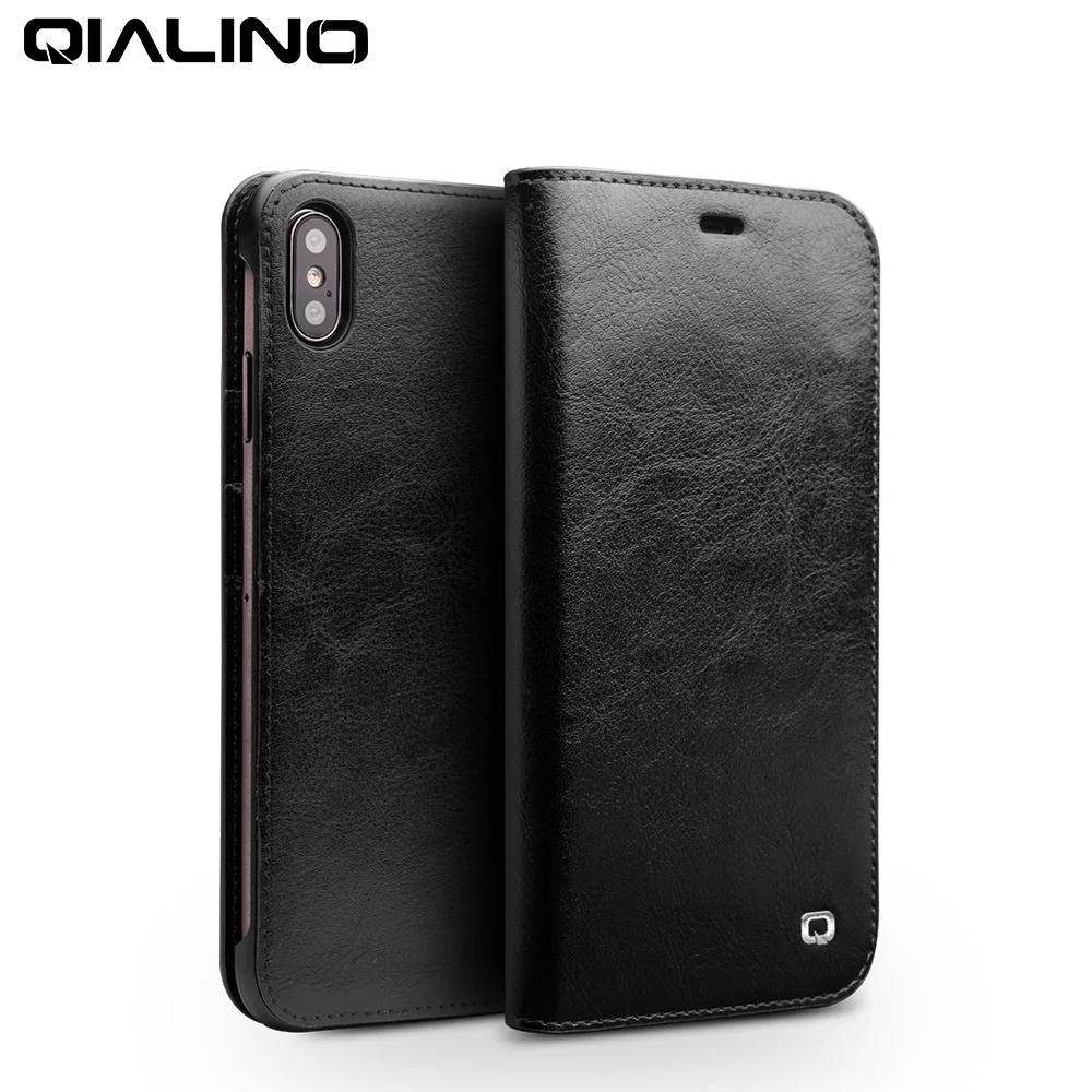 Роскошный Ультратонкий чехол QIALINO для телефона iPhone XS/XR, чехол-кошелек ручной работы из натуральной кожи с отделением для карт, чехол-книжка д...
Роскошный Ультратонкий чехол QIALINO для телефона iPhone XS/XR, чехол-кошелек ручной работы из натуральной кожи с отделением для карт, чехол-книжка д...