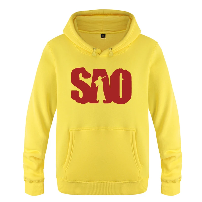 Sword Art Online SAO Anime Sweatshirts Men 2018 Mens Hooded Fleece Pullover Hoodies
Sword Art Online SAO Anime Sweatshirts Men 2018 Mens Hooded Fleece Pullover Hoodies