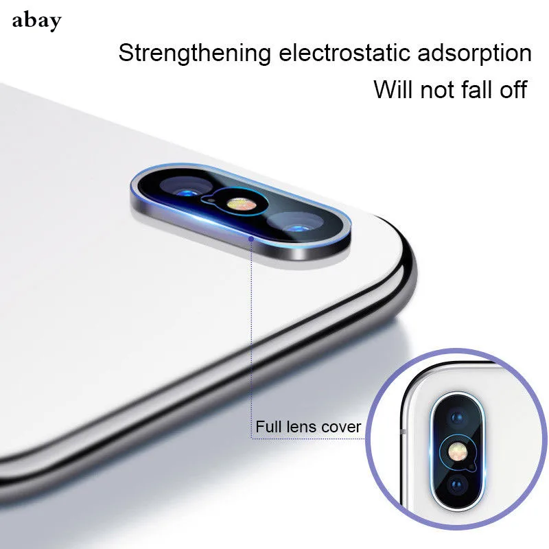 For iPhone X 8 7 6 6S Plus Accessory Back Camera Lens Screen Protector Full Cover Tempered Glass Film XS MAX XR 5 5S | Мобильные