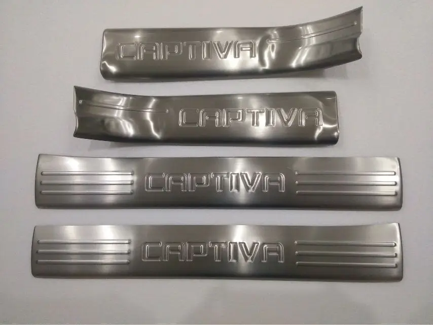 High quality stainless steel inside Scuff Plate/Door Sill Protector Sticker For 2013-2016 Chevrolet Captiva (4PC)
High quality stainless steel inside Scuff Plate/Door Sill Protector Sticker For 2013-2016 Chevrolet Captiva (4PC)