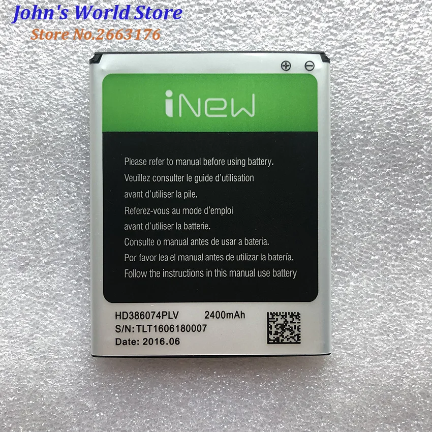 Inew v8 Battery 100% Original High Quality 2400mAh Li-ion Battery Replacement For inew v8 inewv8 Smart Phone
Inew v8 Battery 100% Original High Quality 2400mAh Li-ion Battery Replacement For inew v8 inewv8 Smart Phone