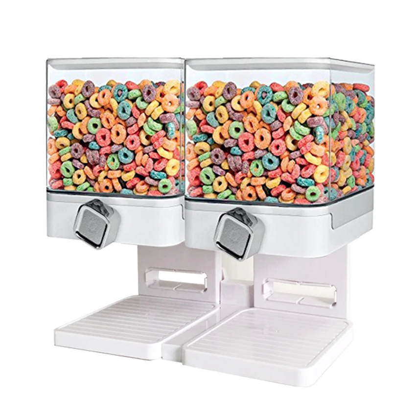 Food Container Seal Pot Double Dry Dispenser For Kitchen Cereal Drums Grain Storage Tank Plastic Snacks Box Dog Cat Food Storage
Food Container Seal Pot Double Dry Dispenser For Kitchen Cereal Drums Grain Storage Tank Plastic Snacks Box Dog Cat Food Storage
