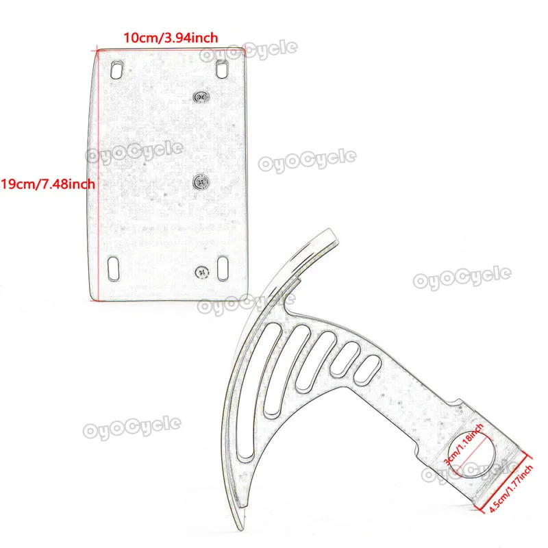 Motorcycle Curved Vertical Side Mount License Plate Tag Holder Bracket Accessories For Yamaha 98-02 YZF-R6S YZF-R1 YZFR1 YZFR6S
Motorcycle Curved Vertical Side Mount License Plate Tag Holder Bracket Accessories For Yamaha 98-02 YZF-R6S YZF-R1 YZFR1 YZFR6S