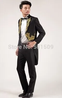 Бесплатная доставка, Мужская сценическая блестящая смокинговая куртка, черный золотой костюм с вышивкой
Бесплатная доставка, Мужская сценическая блестящая смокинговая куртка, черный золотой костюм с вышивкой