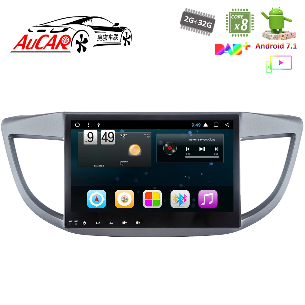 Android 7.1 10.1" Car DVD Player GPS Navigation system for Honda CR-V 2012 -2015 1024*600 Bluetooth GPS Radio WIFI 4G Stereo
Android 7.1 10.1" Car DVD Player GPS Navigation system for Honda CR-V 2012 -2015 1024*600 Bluetooth GPS Radio WIFI 4G Stereo