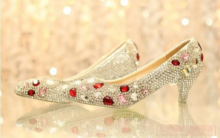 5cm Low Heel Bridal Wedding Dresses lady's crystal formal shoes Jeweled Evening Prom Party Bridesmaid Shoes Formal Shoes
5cm Low Heel Bridal Wedding Dresses lady's crystal formal shoes Jeweled Evening Prom Party Bridesmaid Shoes Formal Shoes