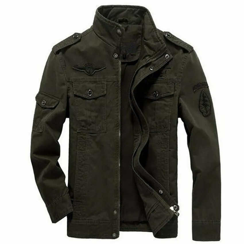 Cotton Bomber Jackets Men 2018 Military Beige Jacket Men Spring Jackets Mens Coats Army Outdoors Army Jacket Homme Coat 6XL
Cotton Bomber Jackets Men 2018 Military Beige Jacket Men Spring Jackets Mens Coats Army Outdoors Army Jacket Homme Coat 6XL