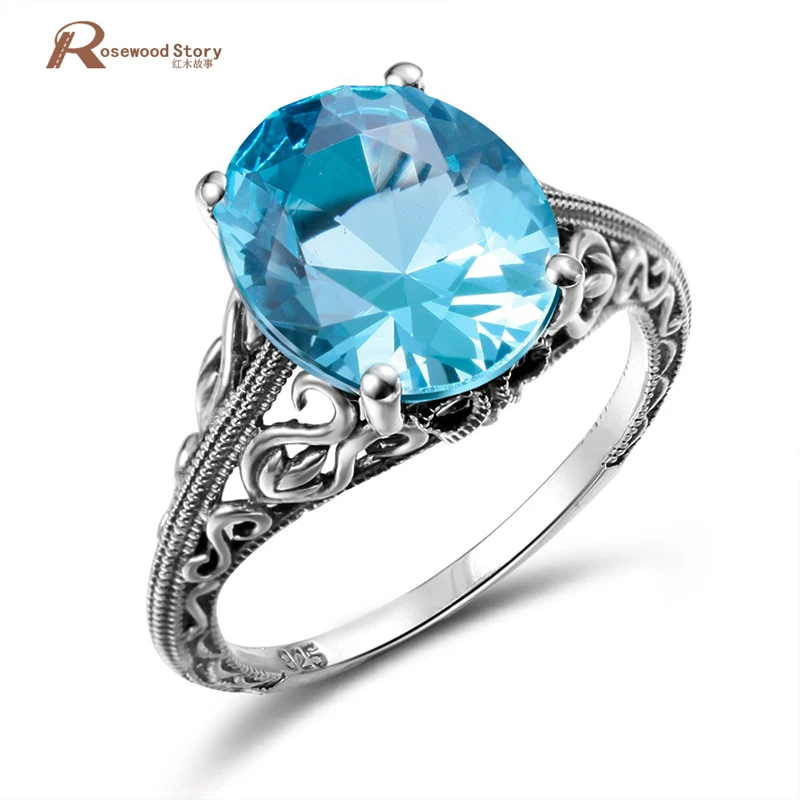Classical Jewelry Princess Cut Moonlight Blue Crystal Wedding Ring 925 Silver Women Vintage Engagement Ring Fine-Costume-Jewelry
Classical Jewelry Princess Cut Moonlight Blue Crystal Wedding Ring 925 Silver Women Vintage Engagement Ring Fine-Costume-Jewelry