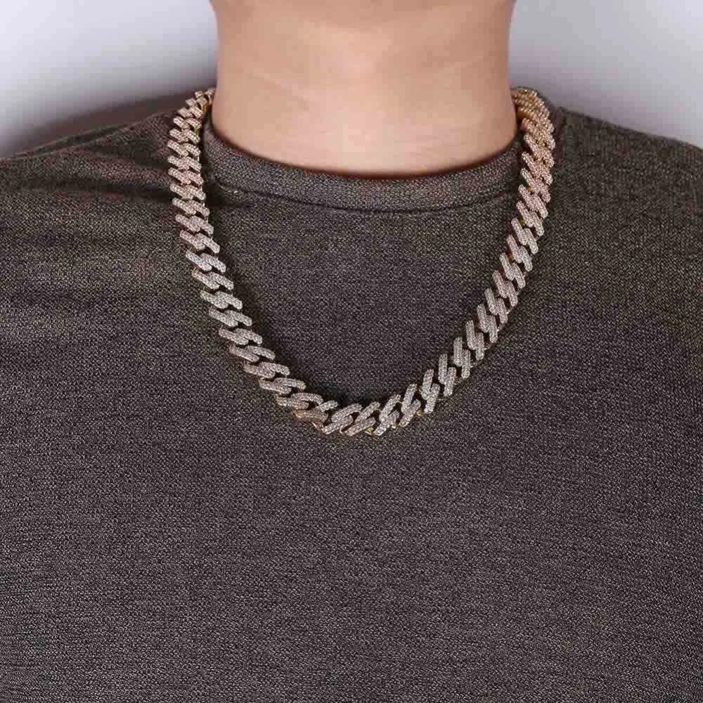 Hip Hop 16-30inch Cuban Chain Necklace All Iced Out Cubic Zircon Micro Pave Link Chain Statement Necklaces Men's Jewelry Gift 
Hip Hop 16-30inch Cuban Chain Necklace All Iced Out Cubic Zircon Micro Pave Link Chain Statement Necklaces Men's Jewelry Gift