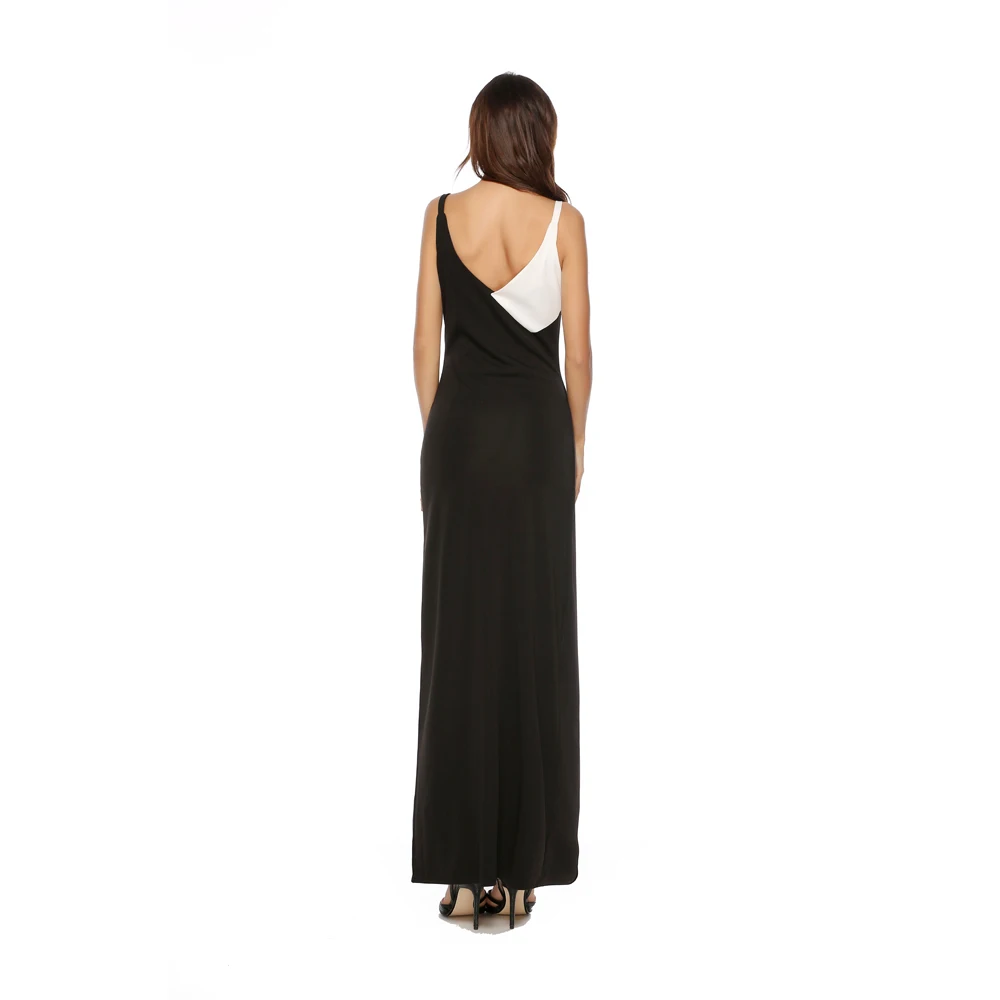Women Sexy Black White V-Neck Backless Dress Summer Ladies Elegent Slim Patchwork Spaghetti Strap Dresses
Women Sexy Black White V-Neck Backless Dress Summer Ladies Elegent Slim Patchwork Spaghetti Strap Dresses