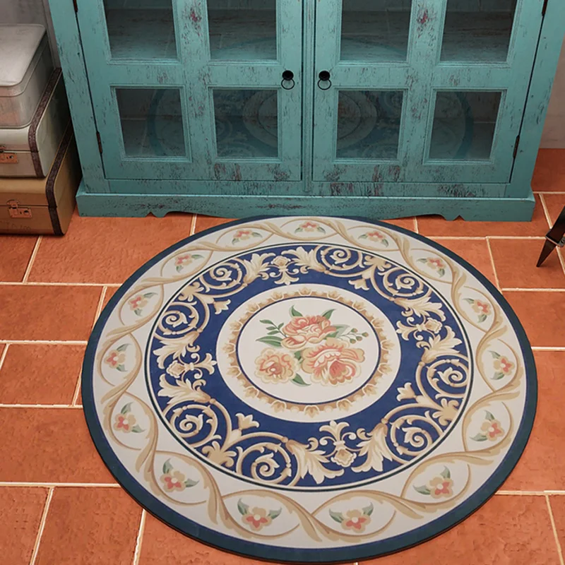 Round floor mat Nordic ins Non-slip rug computer swivel chair pad basket rattan chair cushion bedroom carpet yoga mat lemon cope
Round floor mat Nordic ins Non-slip rug computer swivel chair pad basket rattan chair cushion bedroom carpet yoga mat lemon cope