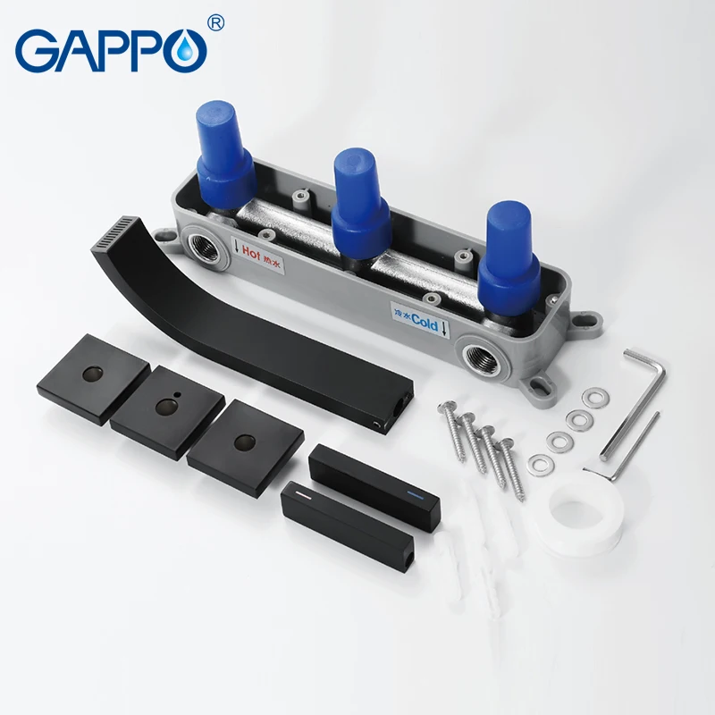 GAPPO basin faucet mixer black bathroom basin mixer tap waterfall faucet bathroom taps torneira wall mounted basin faucet
GAPPO basin faucet mixer black bathroom basin mixer tap waterfall faucet bathroom taps torneira wall mounted basin faucet