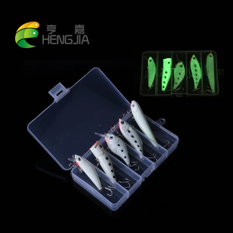 HENGJIA 5 шт./лот светящиеся рыболовные приманки жесткая Ночная Приманка vib гольян кренкбейты коробка приманки набор рыболовные снасти
HENGJIA 5 шт./лот светящиеся рыболовные приманки жесткая Ночная Приманка vib гольян кренкбейты коробка приманки набор рыболовные снасти