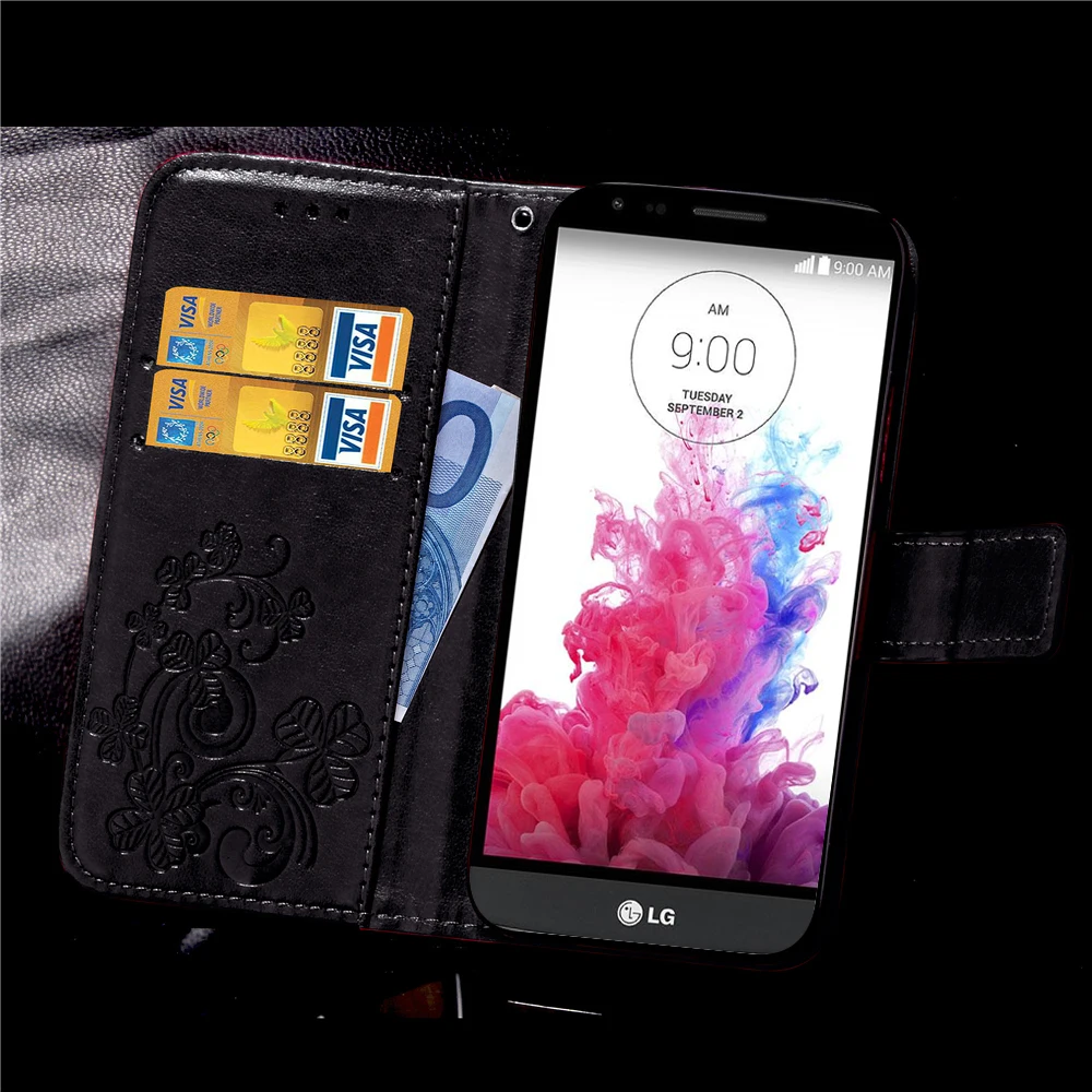Чехол с цветочным принтом для LG G3 Stylus D690 кожаный чехол кошелек откидной крышкой