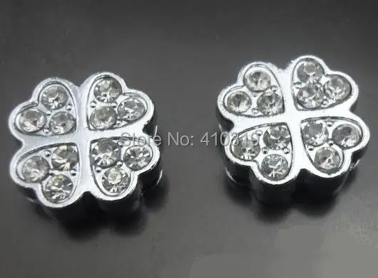 Wholesale 100pcs/lot 10mm rhinestone four leaf clover slide charm fit for 10mm key chain
Wholesale 100pcs/lot 10mm rhinestone four leaf clover slide charm fit for 10mm key chain