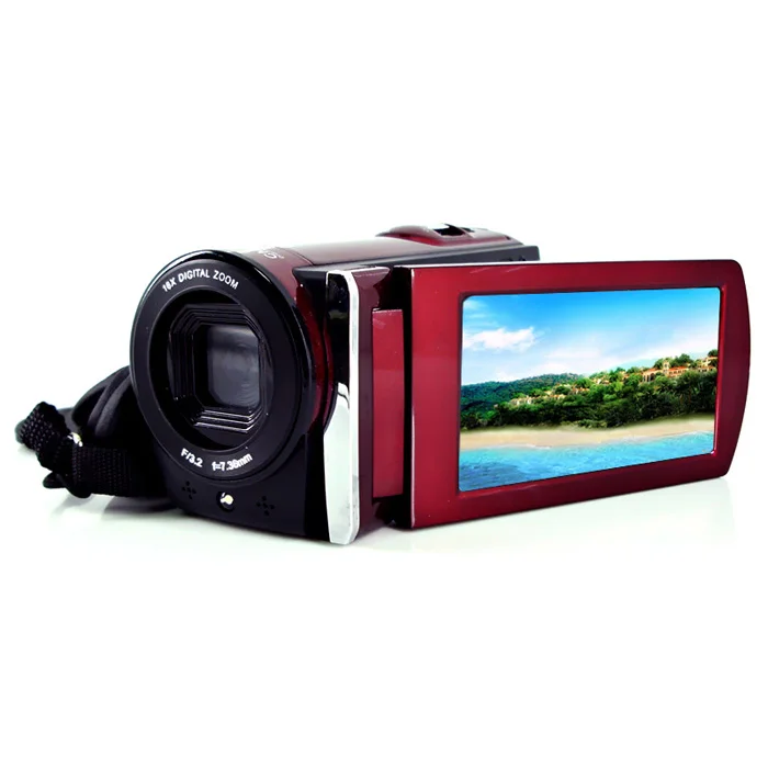12MP 5.0MP CMOS профессиональная видео Камера DVR HDV-601s 3 0 "720P HD Цифровая видеокамера PC Cam