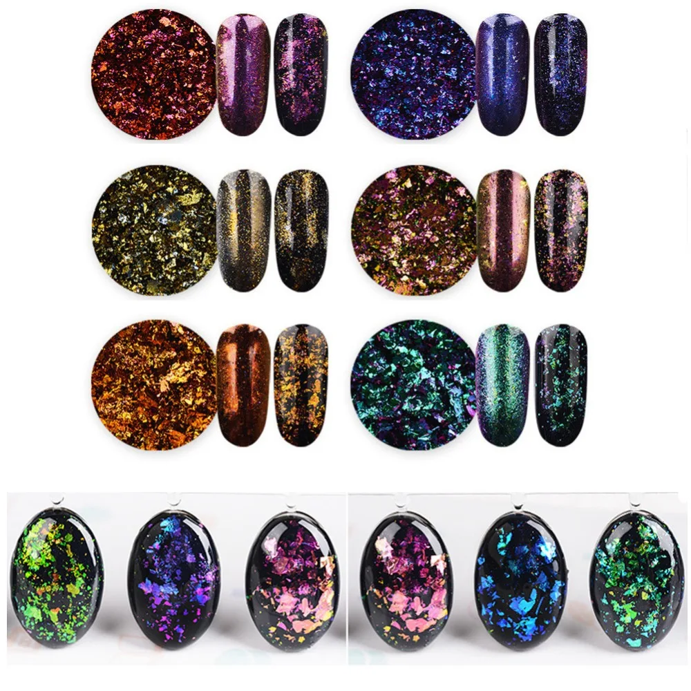 1 box Chameleon Nail Sequins Glitter Dust Flakes Nail Confetti Manicure Transparent Paillette Manicure Nail Art Glitter Powder
1 box Chameleon Nail Sequins Glitter Dust Flakes Nail Confetti Manicure Transparent Paillette Manicure Nail Art Glitter Powder