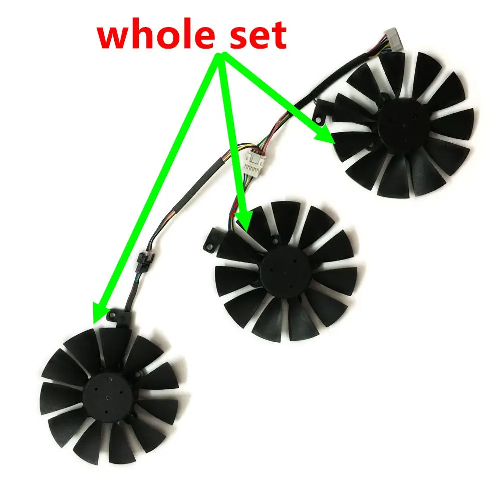 3Pcs/Set T129215SU PLD09210S12HH FDC10U12S9-C,Video Cooler,Graphics Fan,For For ASUS GTX1080Ti/1060/980Ti/1070 1070Ti Cards
3Pcs/Set T129215SU PLD09210S12HH FDC10U12S9-C,Video Cooler,Graphics Fan,For For ASUS GTX1080Ti/1060/980Ti/1070 1070Ti Cards