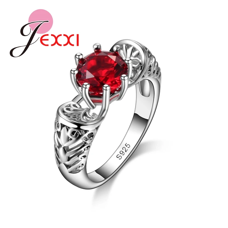 Vintage Silver Rings For Women Wedding Brand Fashion Ring 925 Sterling Silver Engagement Female Ring With Big Red Ctystal
Vintage Silver Rings For Women Wedding Brand Fashion Ring 925 Sterling Silver Engagement Female Ring With Big Red Ctystal