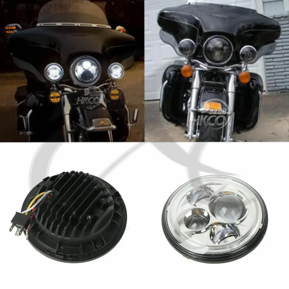 Черный/хром 7 "проектор HID LED Halo фара для Jeep Wrangler TJ JK для Harley Touring 94-13 FLD 12-13 Softail Dyna
Черный/хром 7 "проектор HID LED Halo фара для Jeep Wrangler TJ JK для Harley Touring 94-13 FLD 12-13 Softail Dyna