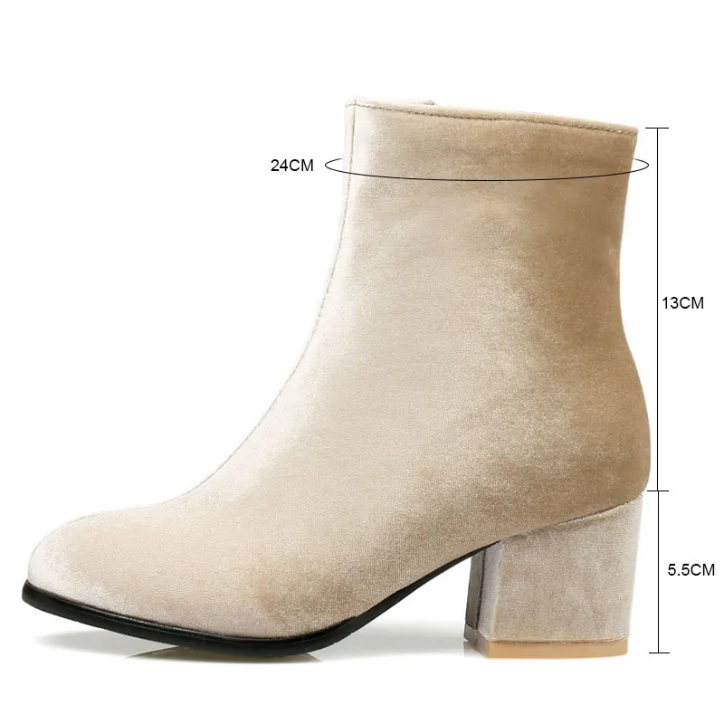 Fanyuan Plus size 45 Brand New Autumn Fashion Velvet Women Ankle Boots Motorcycle Boots Square Toe Thick Med Heel Shoes Women
Fanyuan Plus size 45 Brand New Autumn Fashion Velvet Women Ankle Boots Motorcycle Boots Square Toe Thick Med Heel Shoes Women