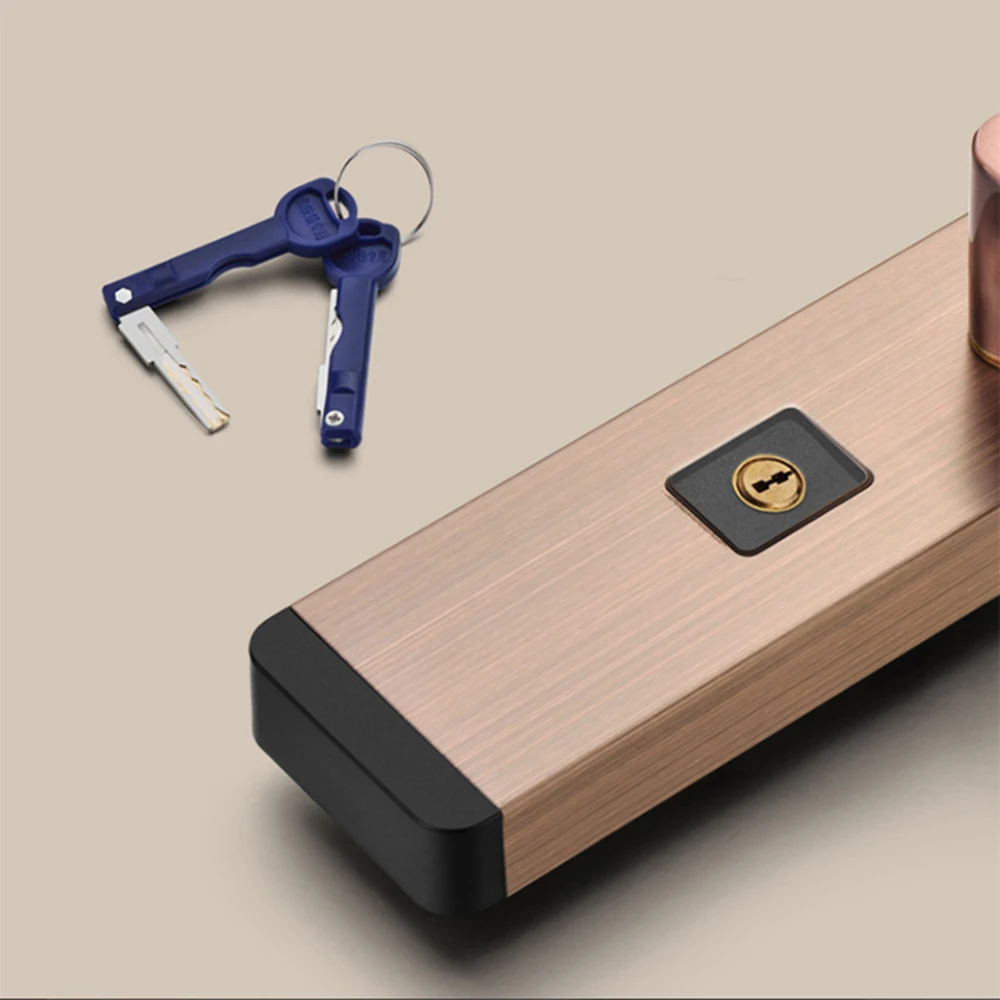 4 in 1 Fingerprint Door Lock Digital Fingerprint Password Key Card Lock Electronic Smart Door Locks for Home Office
4 in 1 Fingerprint Door Lock Digital Fingerprint Password Key Card Lock Electronic Smart Door Locks for Home Office