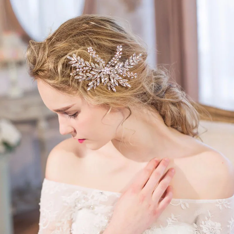 Sparkling Handmade Crystal Bridal Hair Comb Flower Bride Wedding Headband Women Headdress Hair ornaments Bride Jewelry ML061
Sparkling Handmade Crystal Bridal Hair Comb Flower Bride Wedding Headband Women Headdress Hair ornaments Bride Jewelry ML061