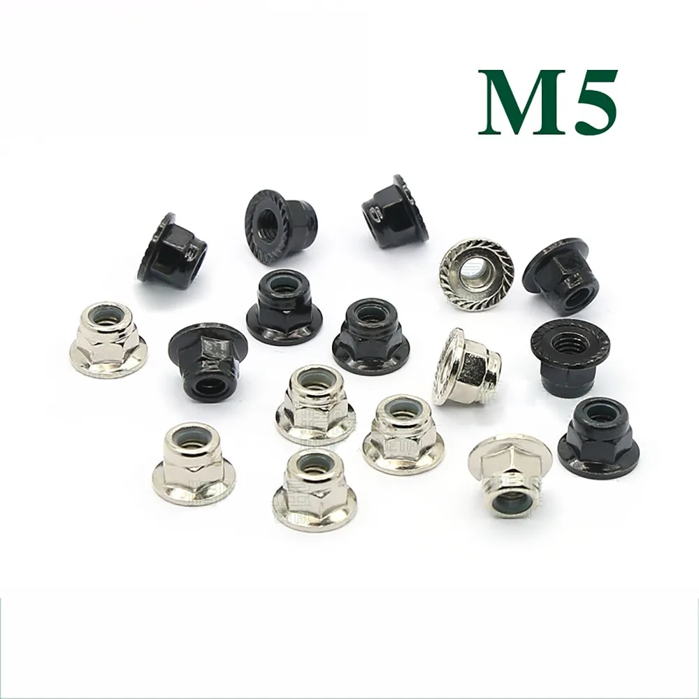10PCS M5 Right/Left Thread Hex Serrated Flange Nuts Ni-Plated/Black Zinc Plated For Brushless Motor/Unmanned Aerial Vehicle DIY
10PCS M5 Right/Left Thread Hex Serrated Flange Nuts Ni-Plated/Black Zinc Plated For Brushless Motor/Unmanned Aerial Vehicle DIY