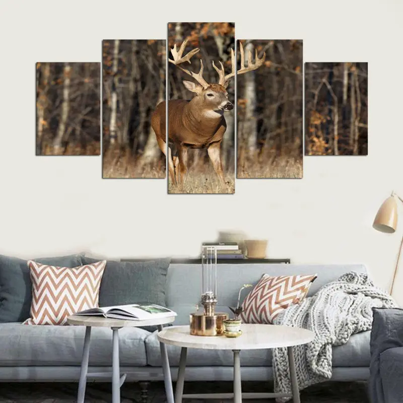 Canvas Wall Art Canvas Painting Landscape Wall Pictures For Living Room HD Print 5 Panel Modular Pictures Animal Deer PENGDA
Canvas Wall Art Canvas Painting Landscape Wall Pictures For Living Room HD Print 5 Panel Modular Pictures Animal Deer PENGDA